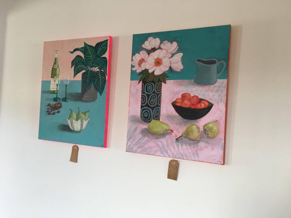 Artwork for sale - table settings - Painter Cottage