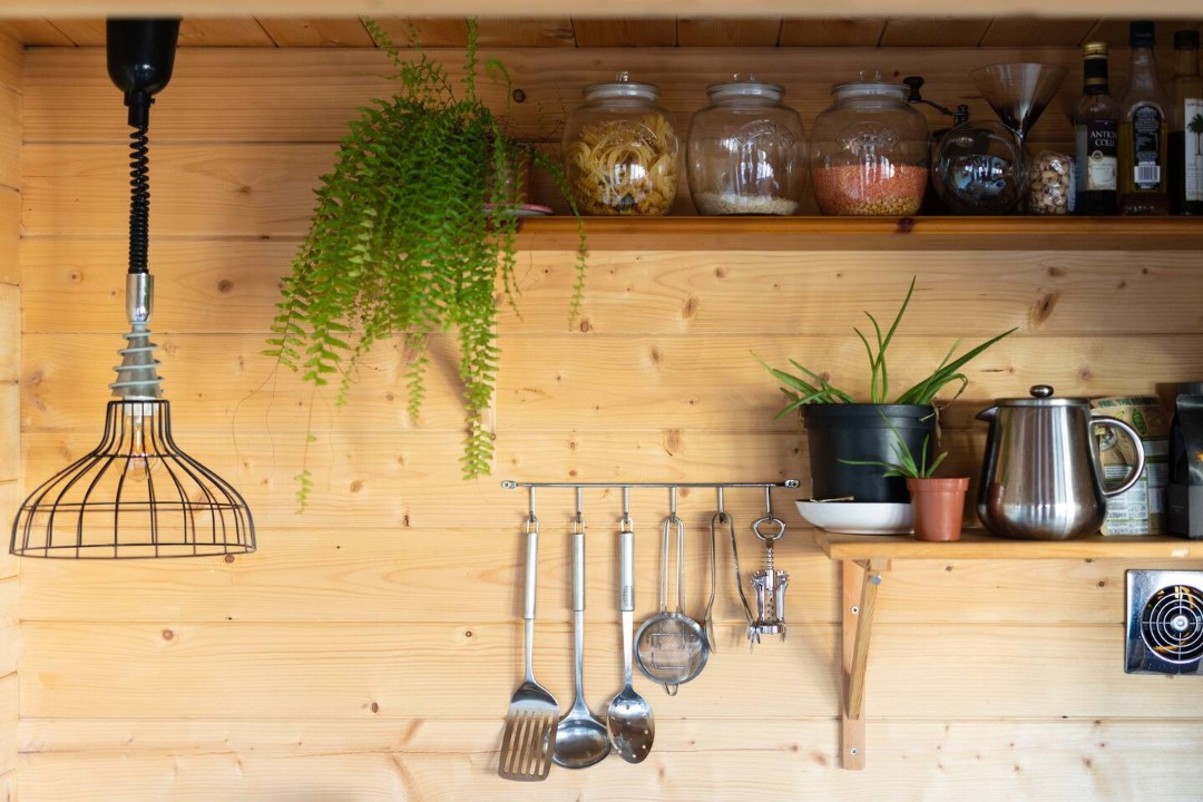 Cooking area - The Spa Cabin