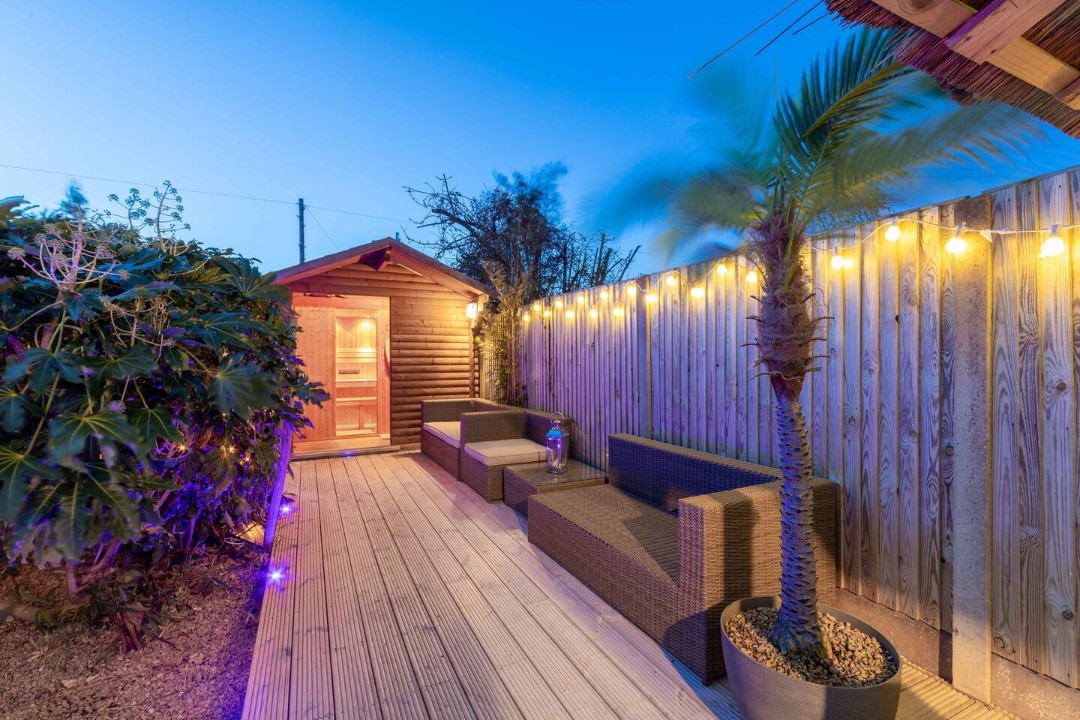 Decking and shed - The Spa Cabin