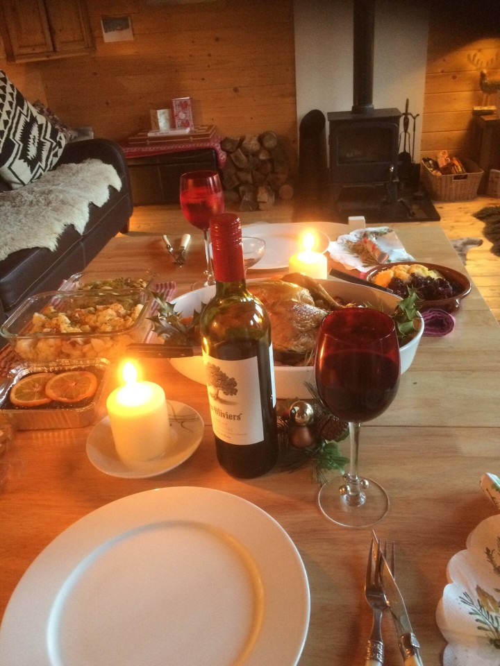Evening Meal - The Spa Cabin