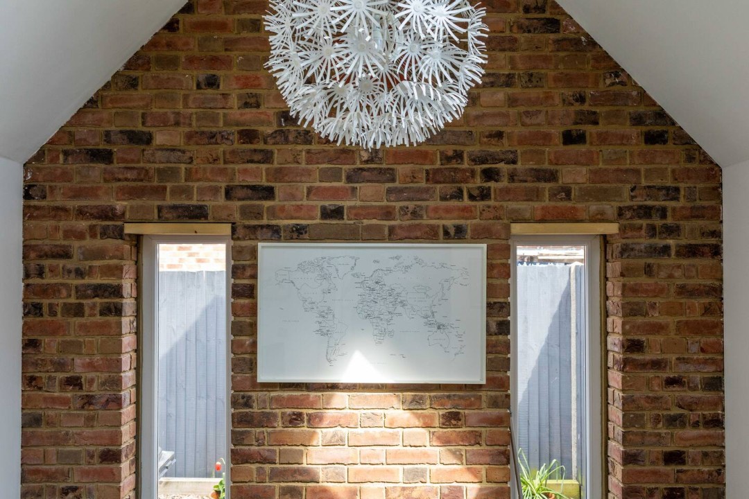Open brick work feature wall - The Old Bakery