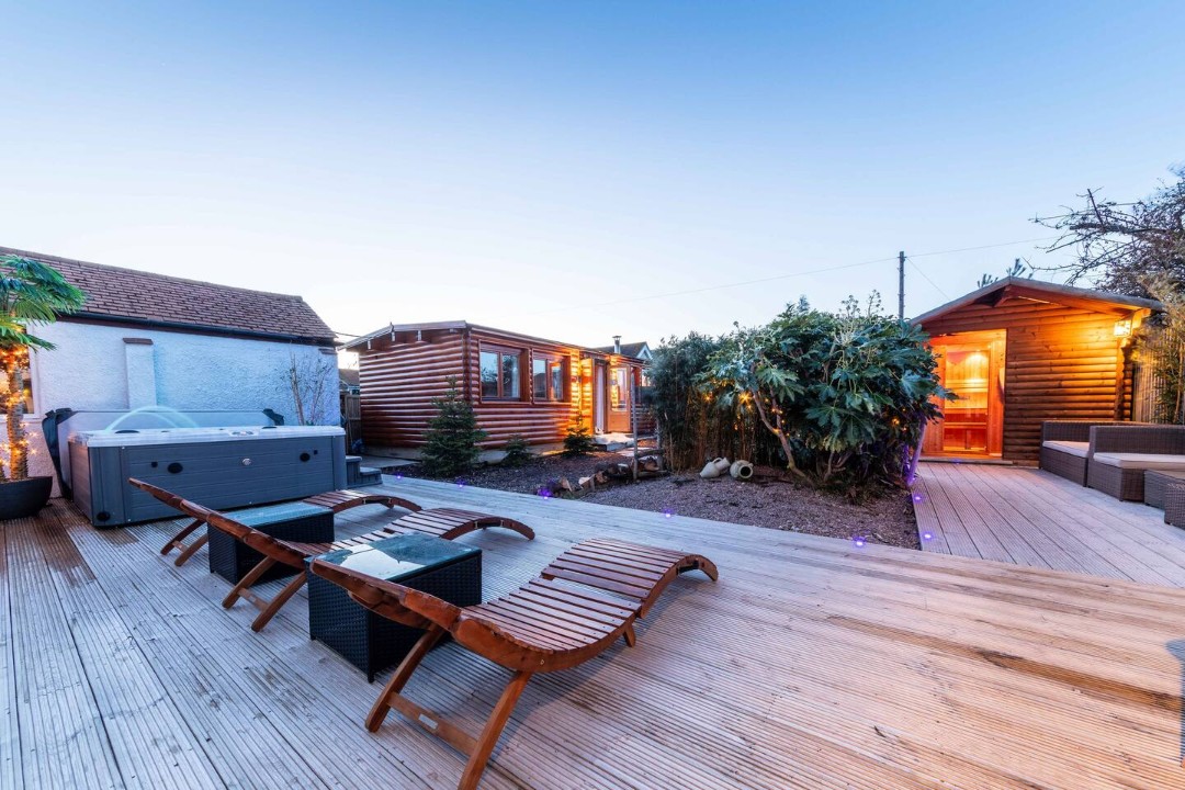 Outdoor Area - The Spa Cabin