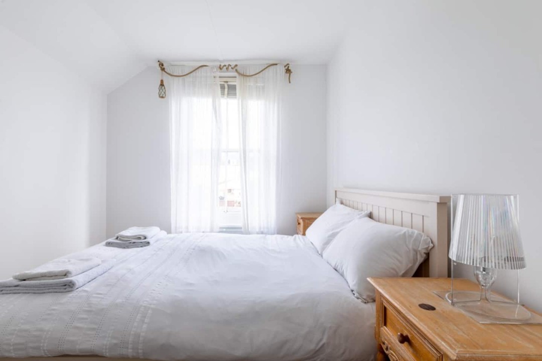 Rear facing double bedroom window view - York House