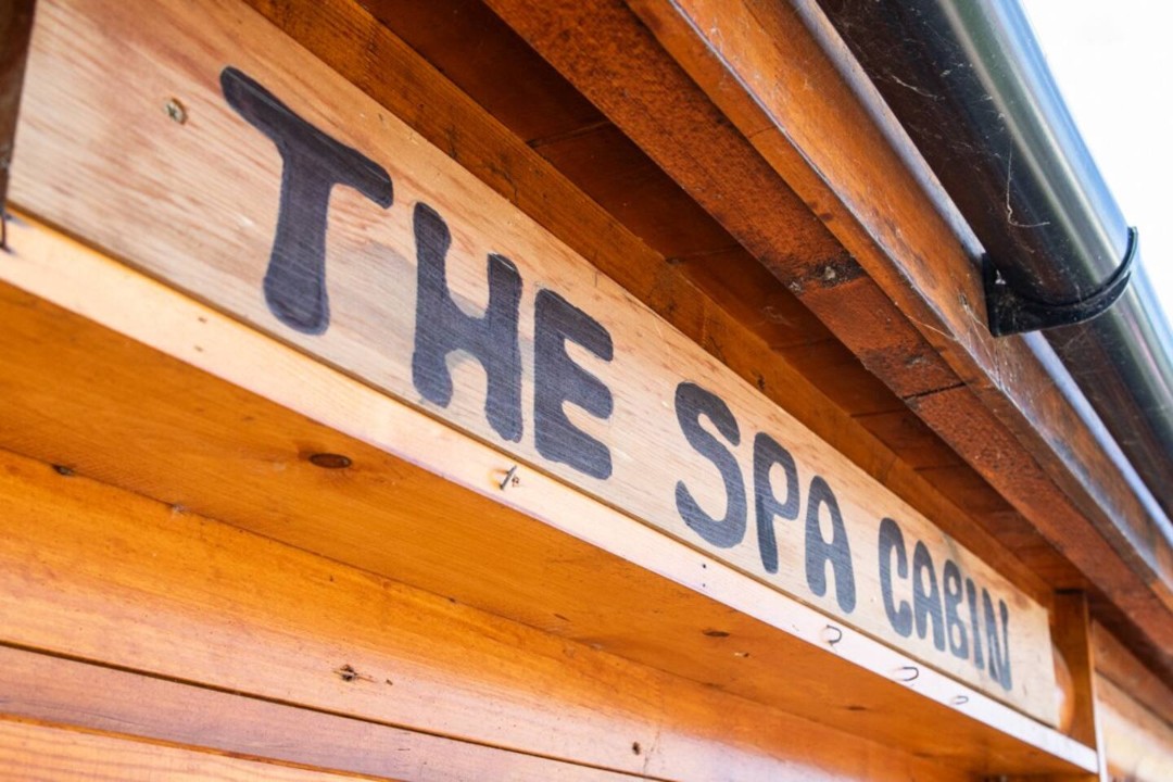 Sign - The Spa Cabin