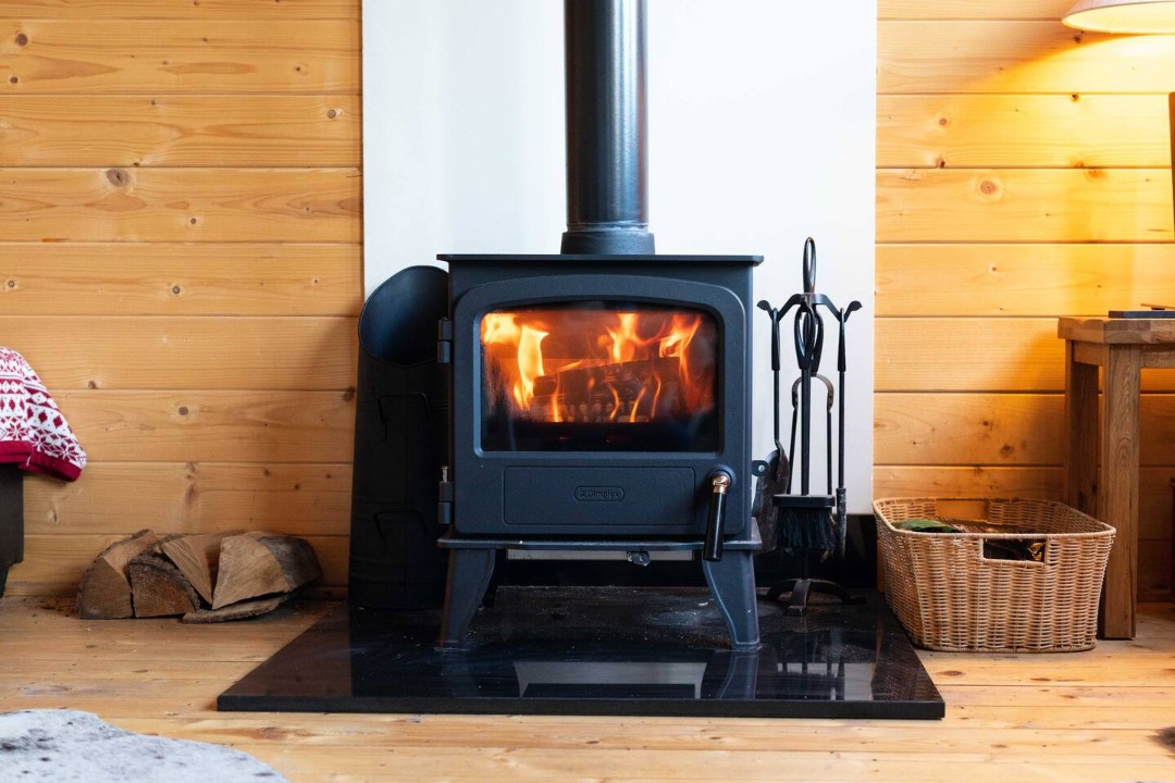 Wood burner - The Spa Cabin