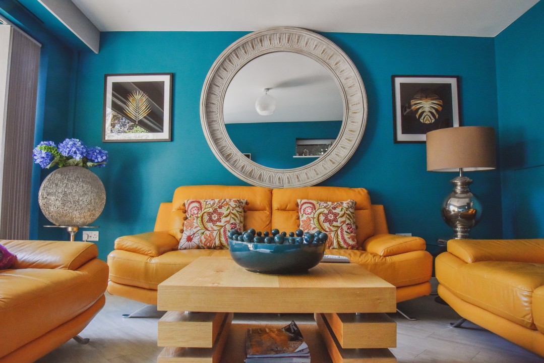 high tide living room with bi fold doors
