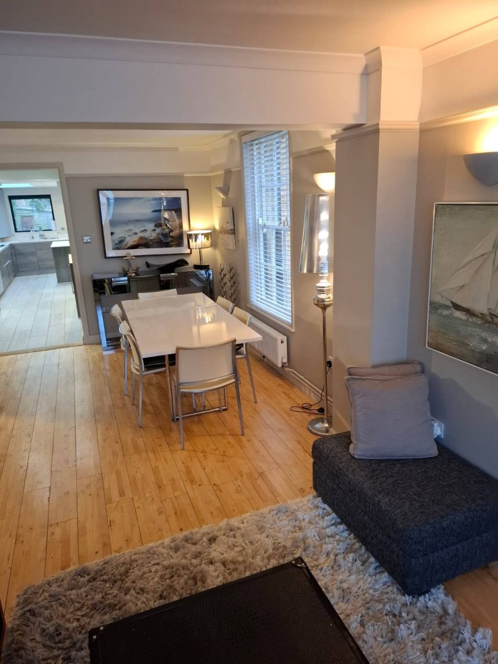Dining Area Leading To Kitchen - Devon Cottage