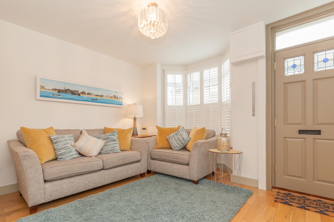 Front room with sofa - The Roost