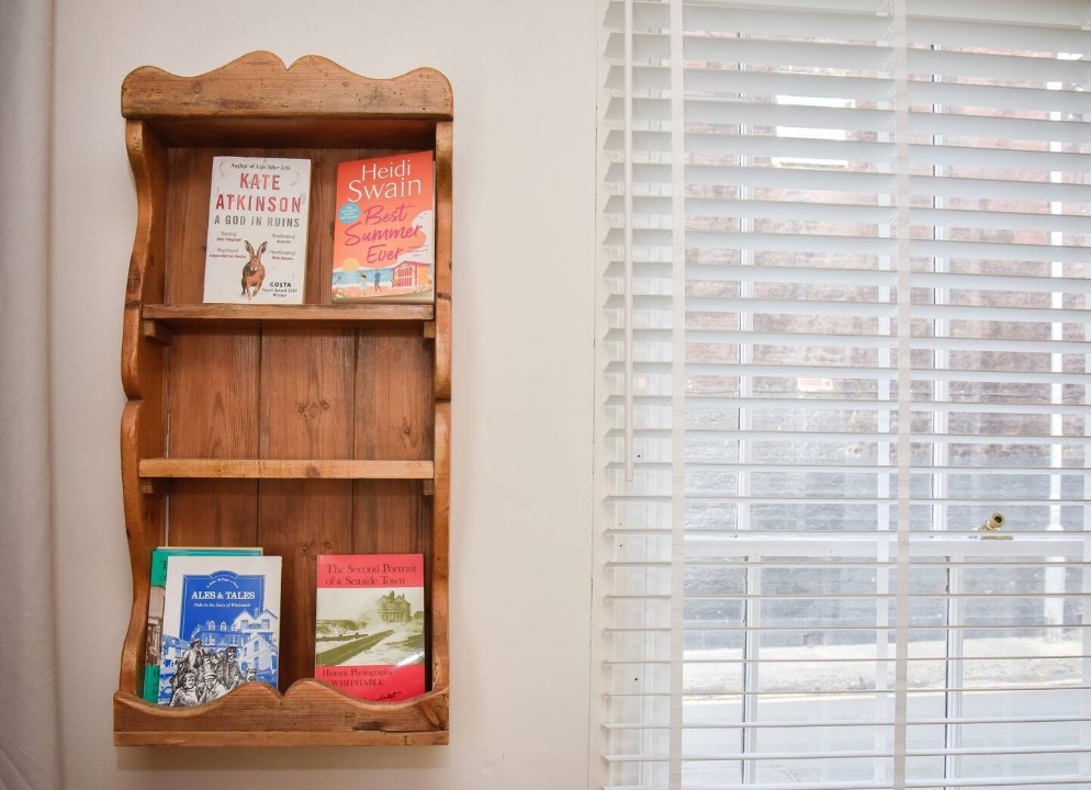 The Sovereign living room book case