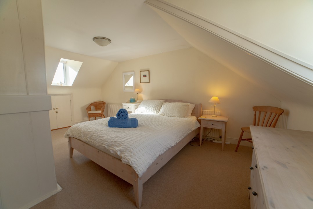 king size attic bedroom