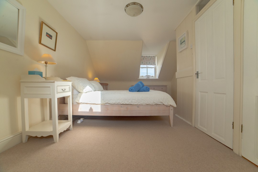 king size attic room