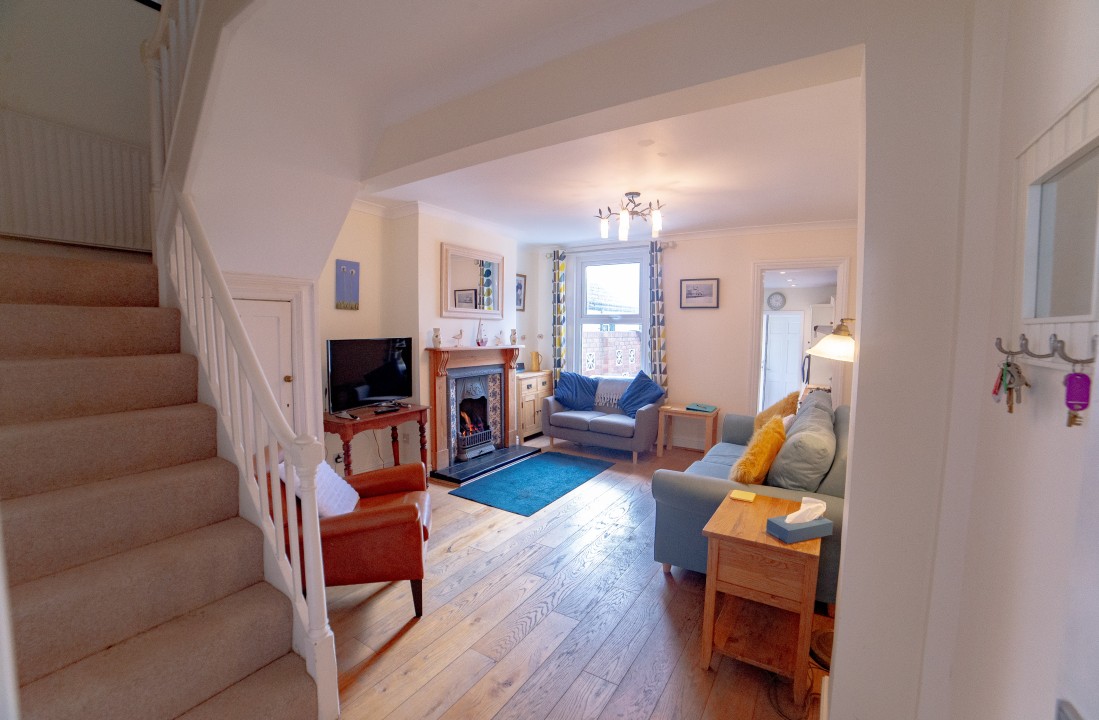 living room staircase